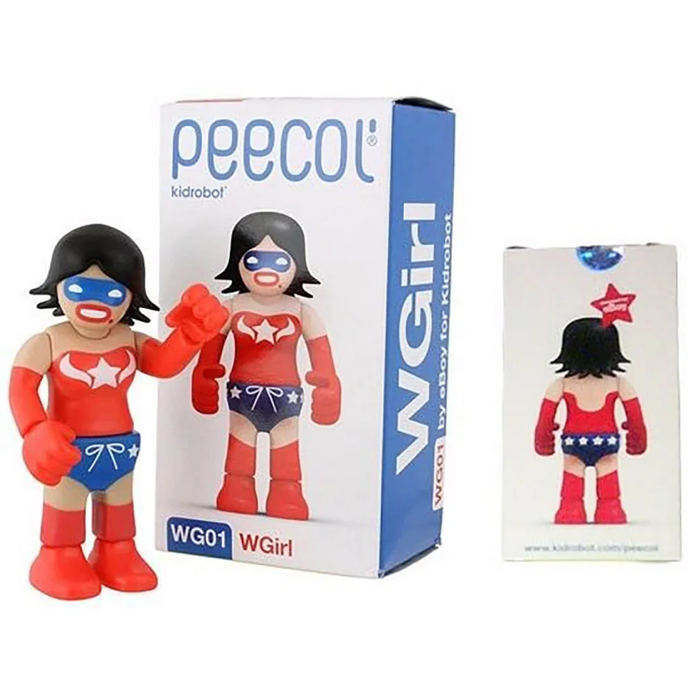 Kidrobot Peecol WG01 W Girl Wonder Woman 3.5 Inch Figure Designed By Eboy Bild 1