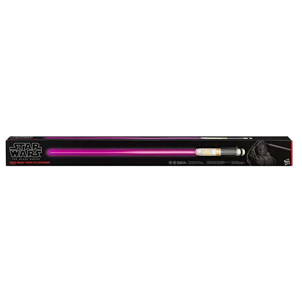 Hasbro Black Series Star Wars Episode 3 Mace Windu Force FX Lichtschwert 1:1 Replik Bild 1