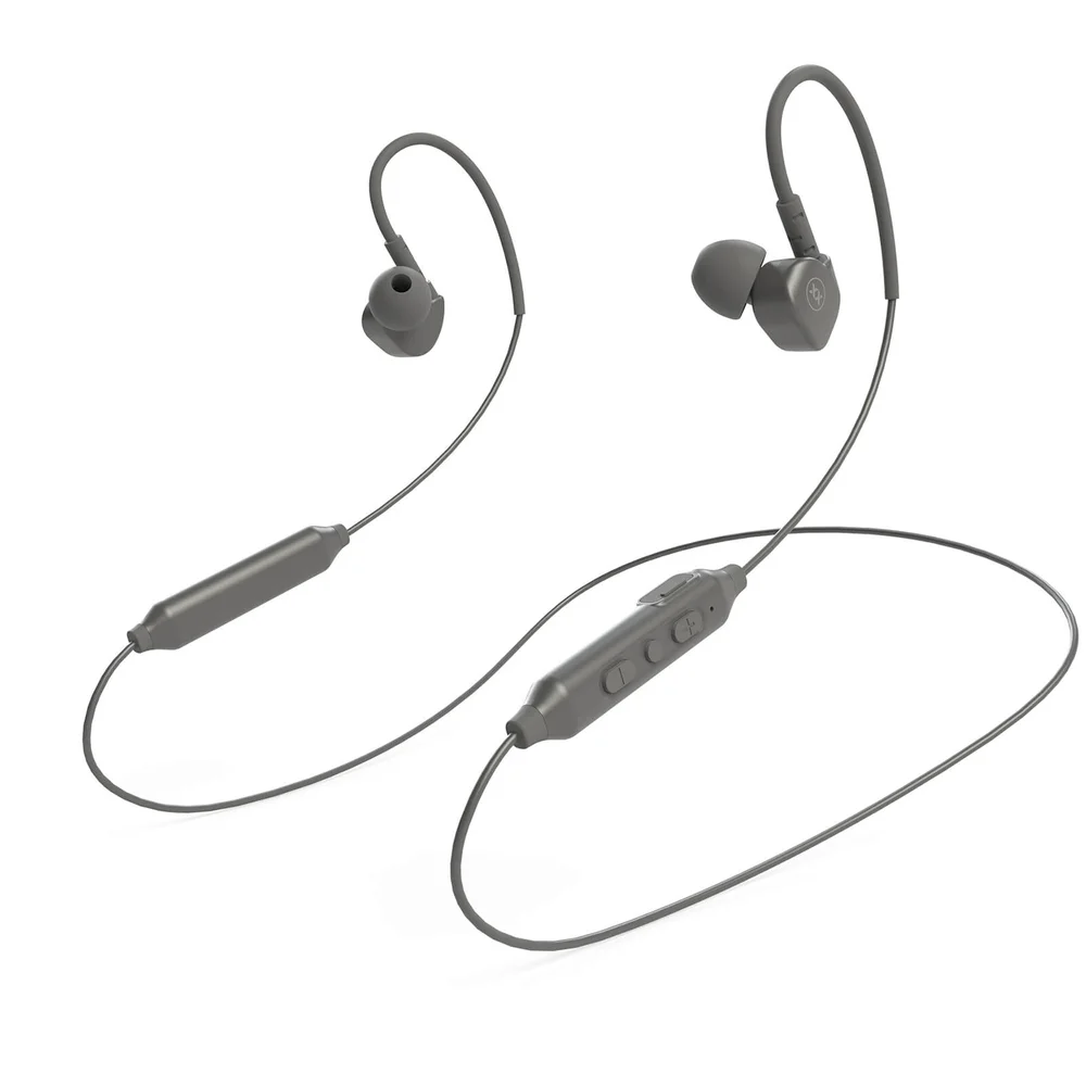 Mixx Memory Fit 5 Bluetooth Wireless Sports Earphones - Grey Bild 1