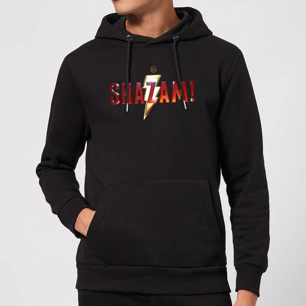 Shazam Logo Hoodie - Black - S Bild 1
