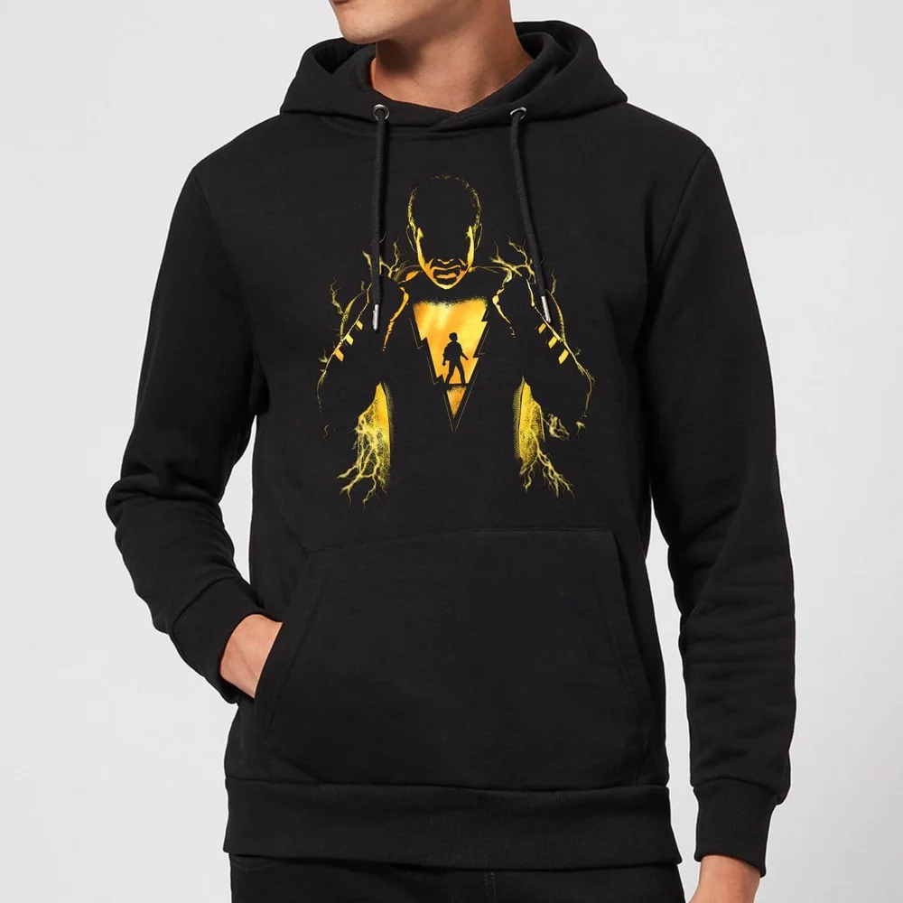 Shazam Lightning Silhouette Hoodie - Black - S Bild 1