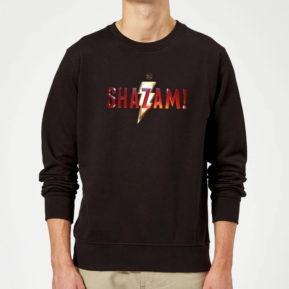 Shazam Logo Sweatshirt - Black - S Bild 1