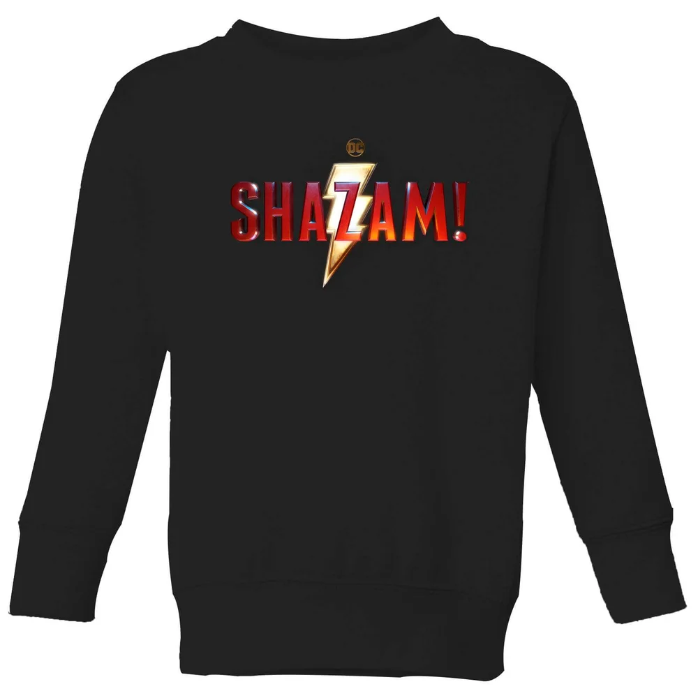 Shazam Logo Kids' Sweatshirt - Black - 3-4 Jahre Bild 1