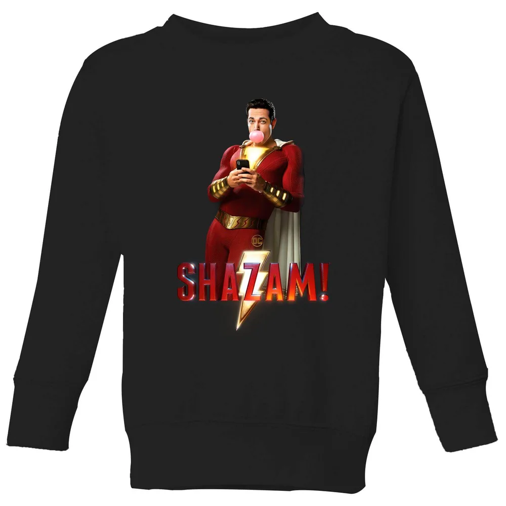 Shazam Bubble Gum Kids' Sweatshirt - Black - 3-4 Jahre Bild 1