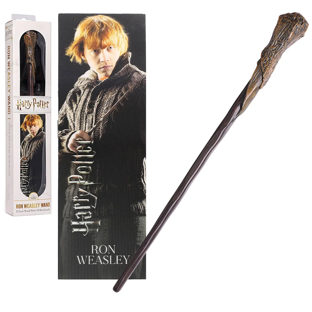 Ron Weasley 30 cm Zauberstab aus mit prismatischem Lesezeichen Bild 1