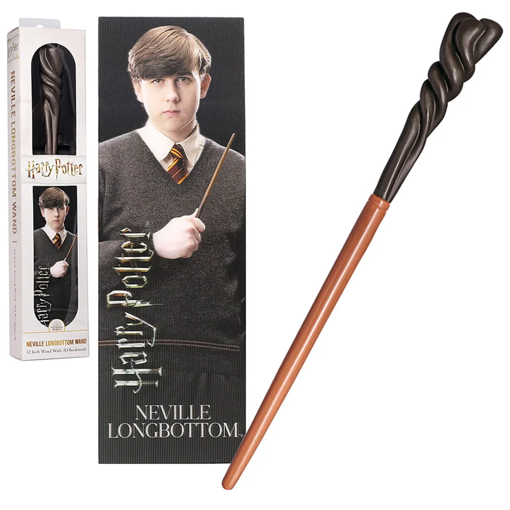 Neville Longbottom 30cm PVC Wand with Prismatic Bookmark Bild 1