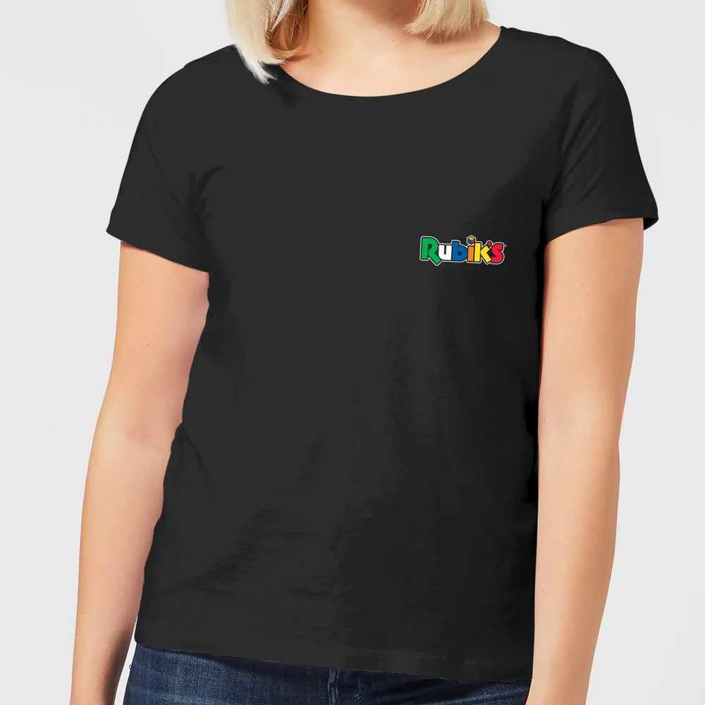 Rubik's Core Logo Pocket Women's T-Shirt - Black - 3XL Bild 1