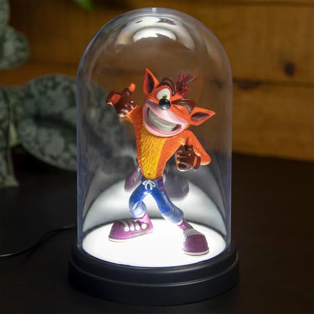 Crash Bandicoot Glocke Glas Licht Bild 1