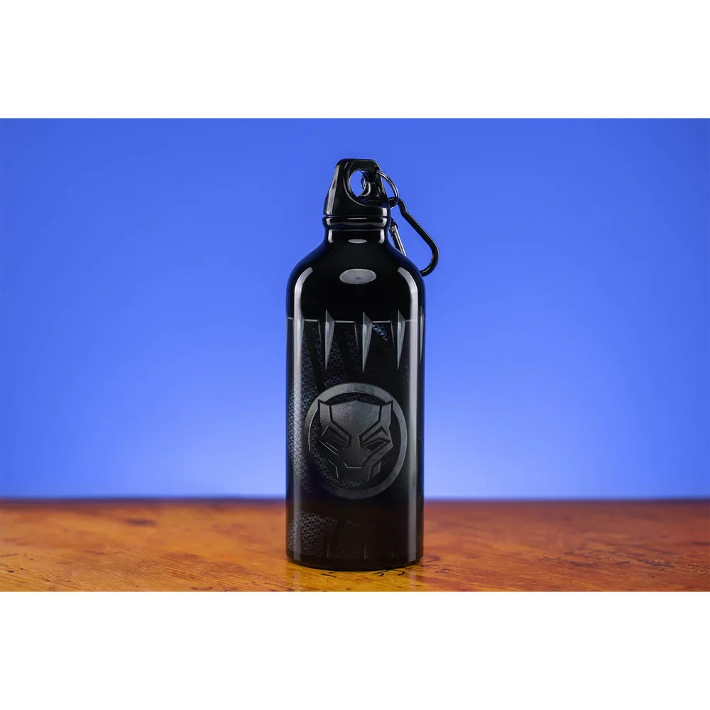 Black Panther Metall Wasserflasche Bild 1