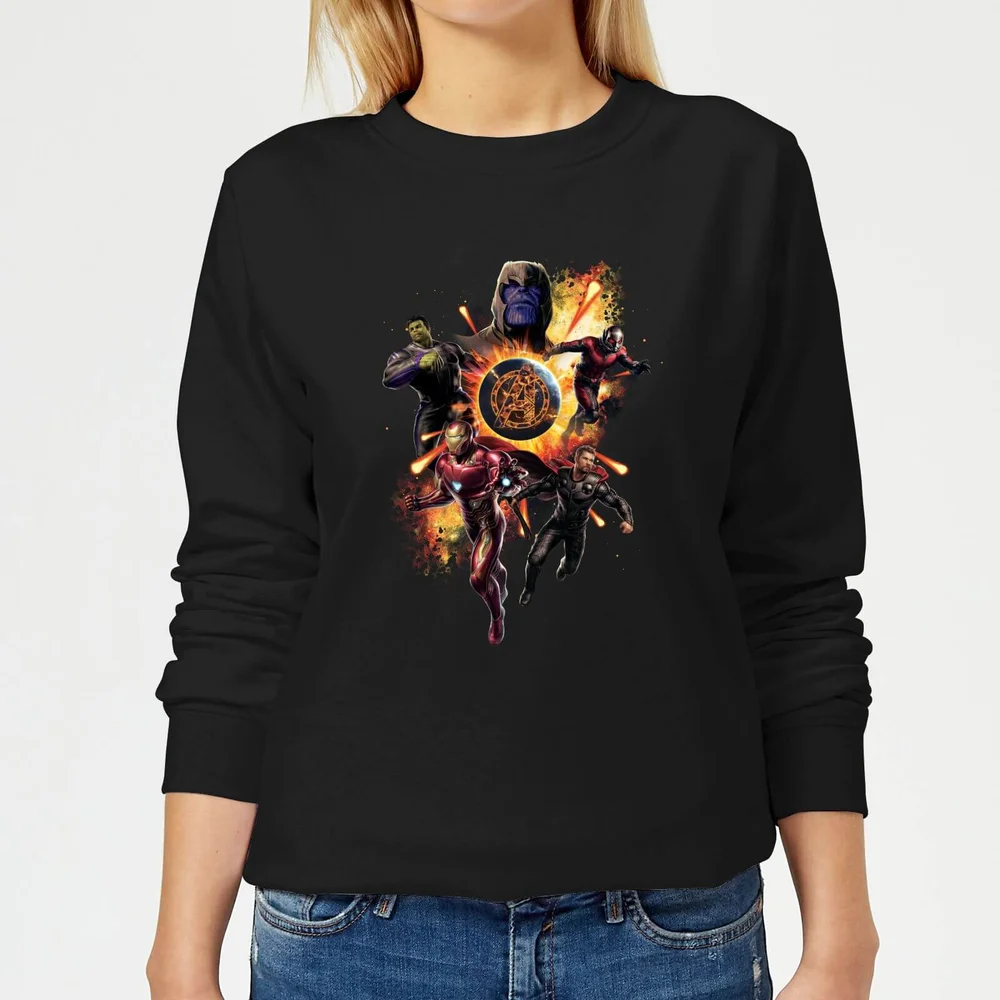 Avengers: Endgame Explosion Team Damen Sweatshirt - Schwarz - XS Bild 1