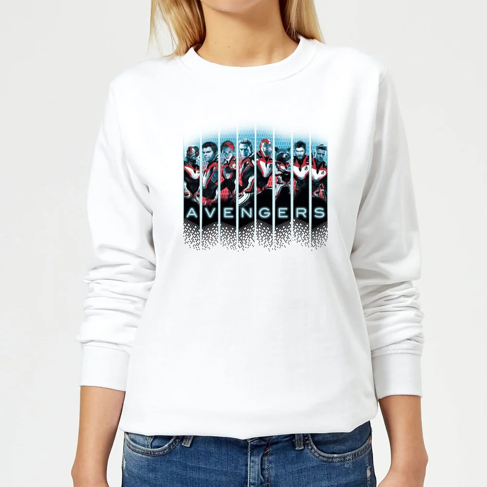 Avengers: Endgame Character Split Damen Sweatshirt - Weiß - XS Bild 1