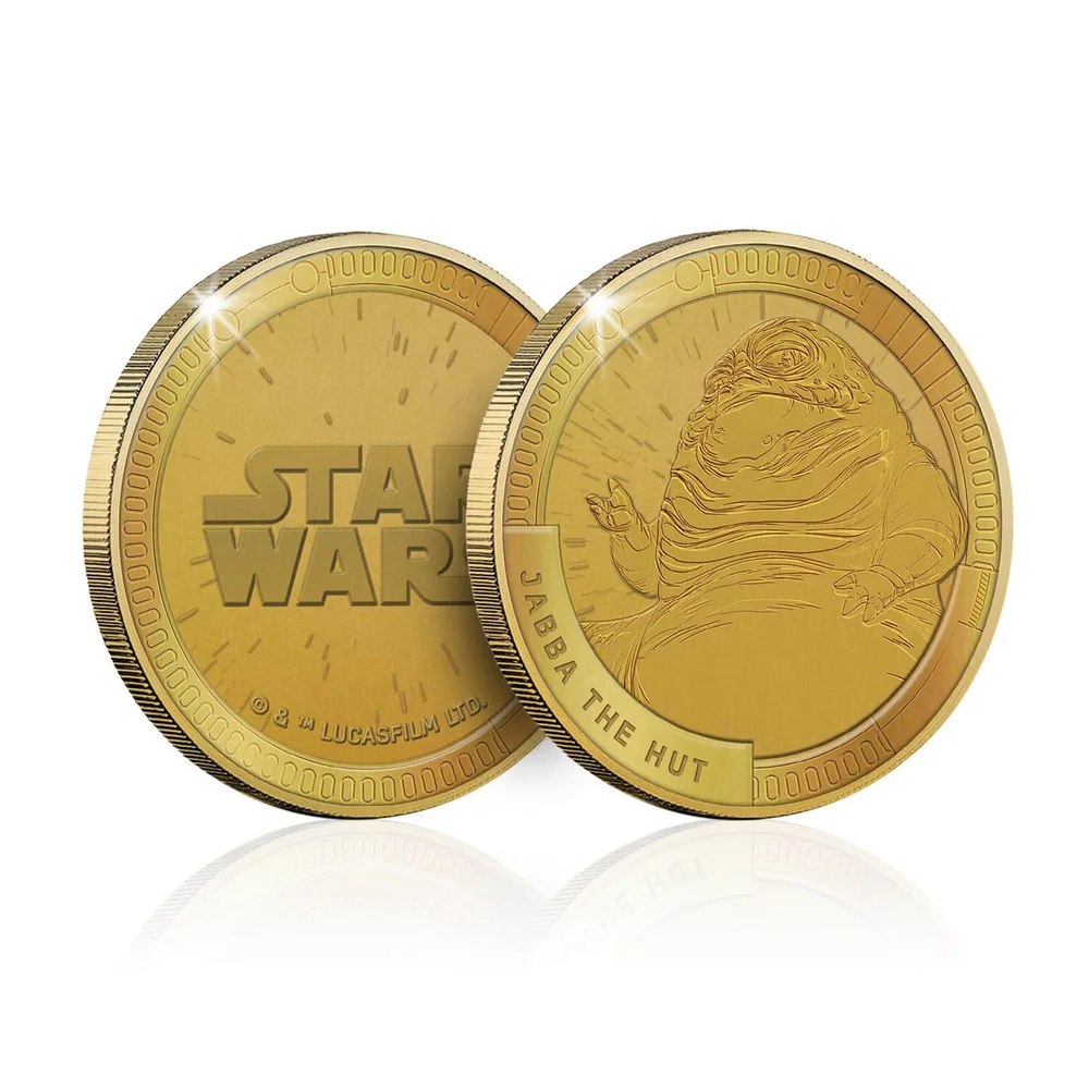 Star Wars Gedenkmünze zum Sammeln: Jabba the Hutt - Zavvi Exclusive (limitiert auf 1000 Stück) Bild 1