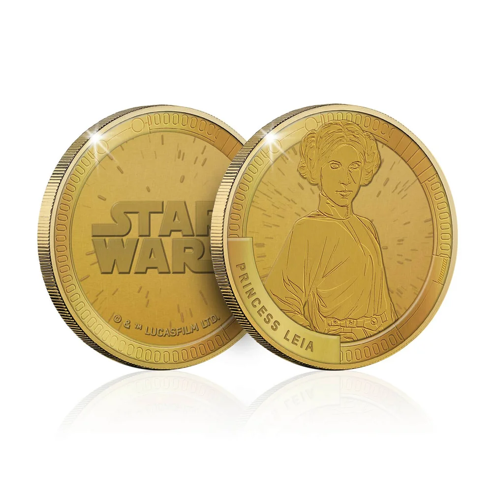 Star Wars Gedenkmünze zum Sammeln: Prinzessin Leia - Zavvi Exclusive (limitiert auf 1000 Stück) Bild 1