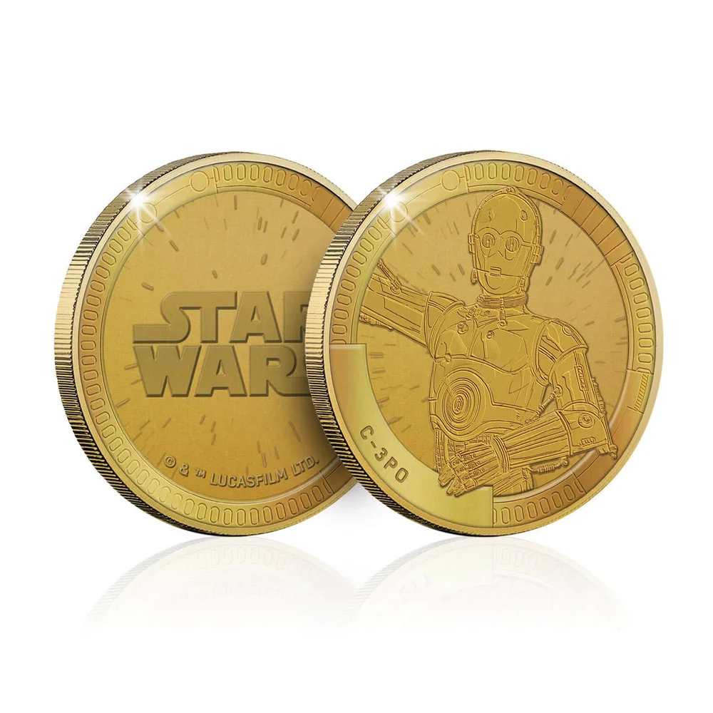 Star Wars Gedenkmünze zum Sammeln: C-3PO - Zavvi Exclusive (limitiert auf 1000 Stück) Bild 1