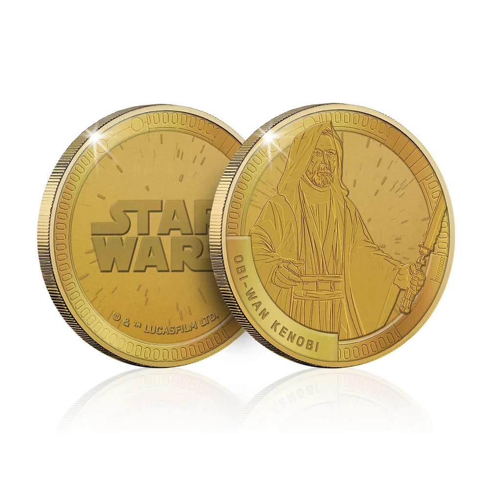 Star Wars Gedenkmünze zum Sammeln: Obi-Wan Kenobi - Zavvi Exclusive (limitiert auf 1000 Stück) Bild 1