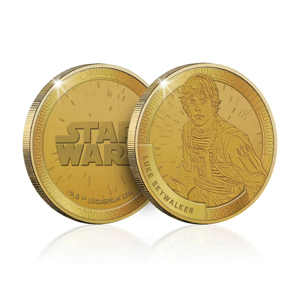 Star Wars Gedenkmünze zum Sammeln: Luke Skywalker - Zavvi Exclusive (Limitiert auf 1000) Bild 1