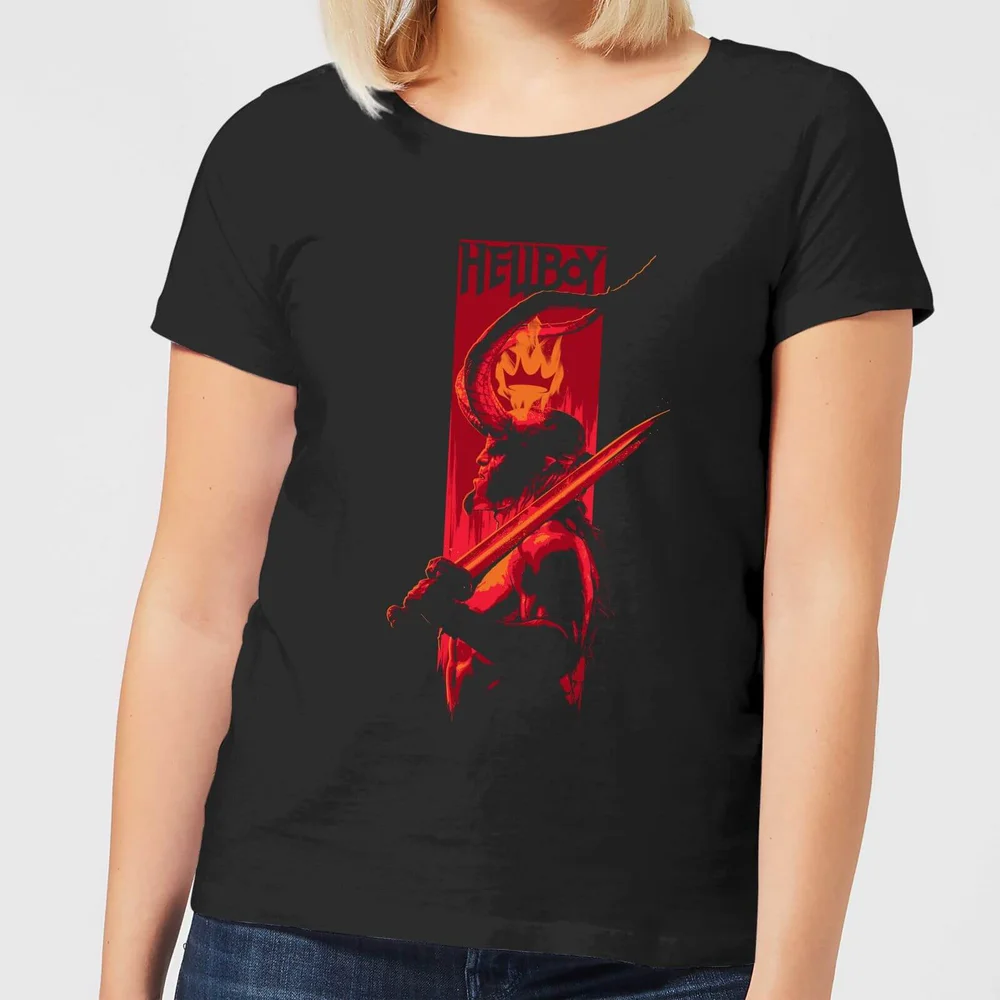 Hellboy Hail To The King Damen T-Shirt - Schwarz - 3XL Bild 1