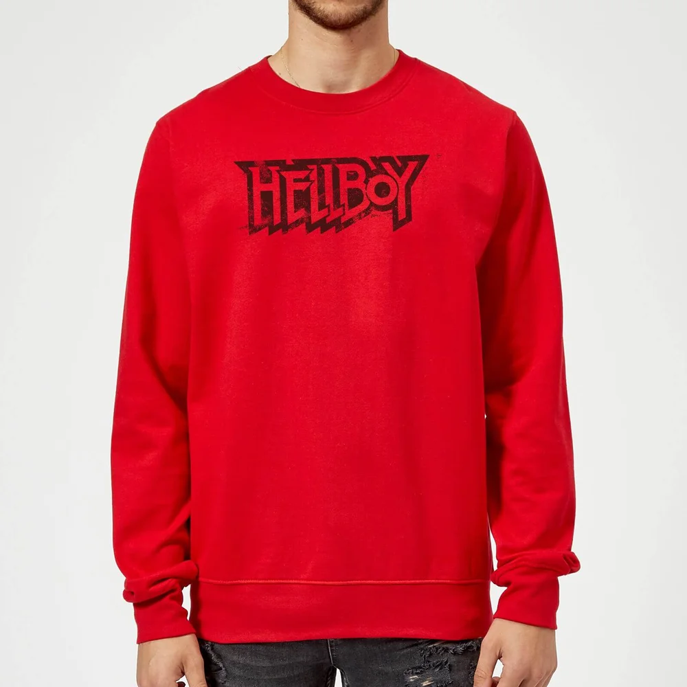 Hellboy Logo Sweatshirt - Rot - S - Rot Bild 1