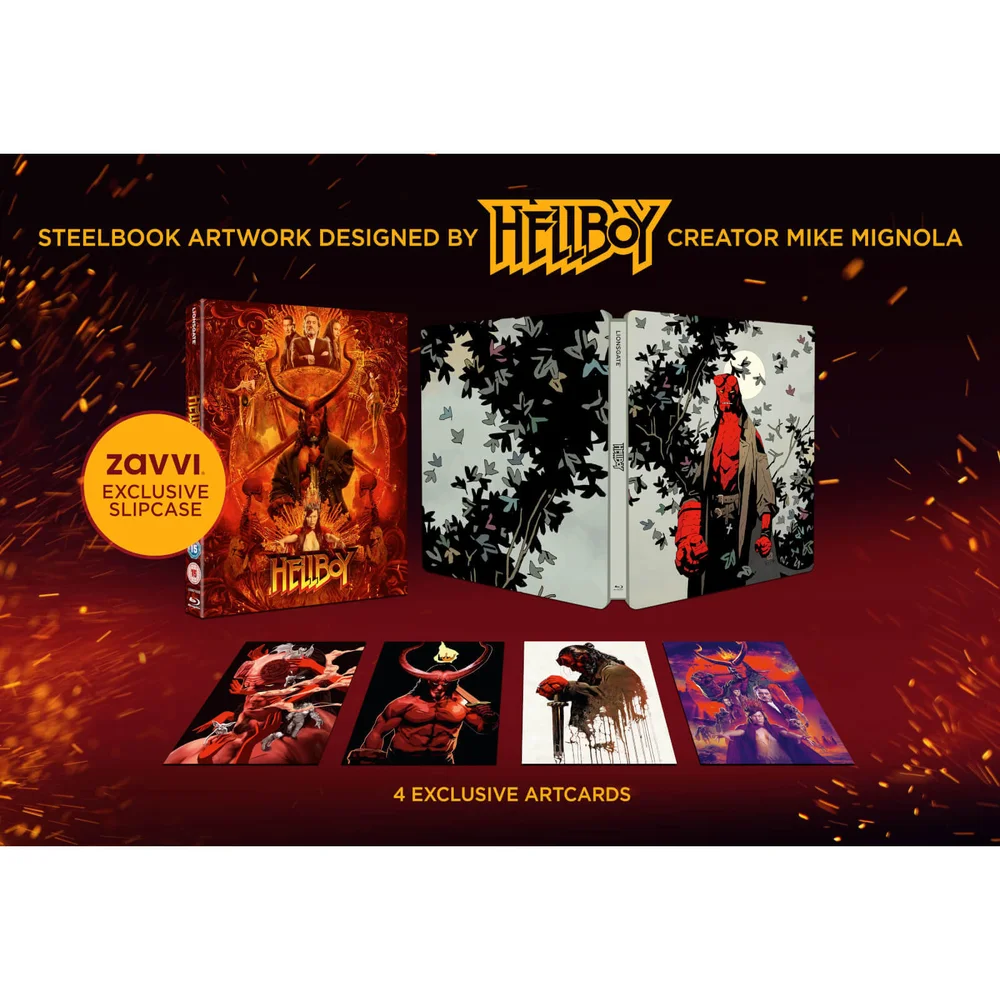 Hellboy 4K Ultra HD (Inkl. 2D Blu-ray) – Zavvi Exclusive Steelbook Bild 1