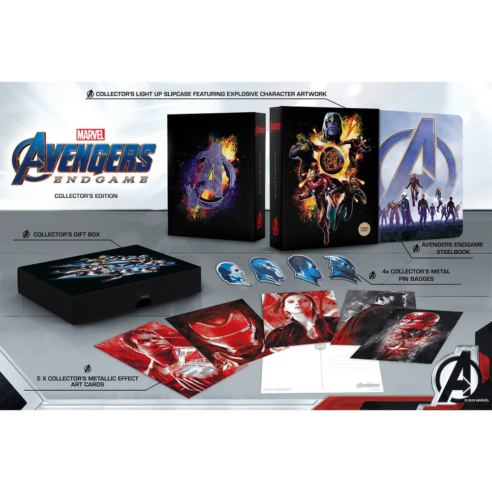 Avengers: Endgame 3D Zavvi Exclusive Collector's Edition Steelbook (Inklusive 2D Blu-ray) Bild 1