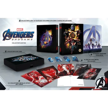 Avengers: Endgame 3D Zavvi Exclusive Collector's Edition Steelbook (Inklusive 2D Blu-ray)