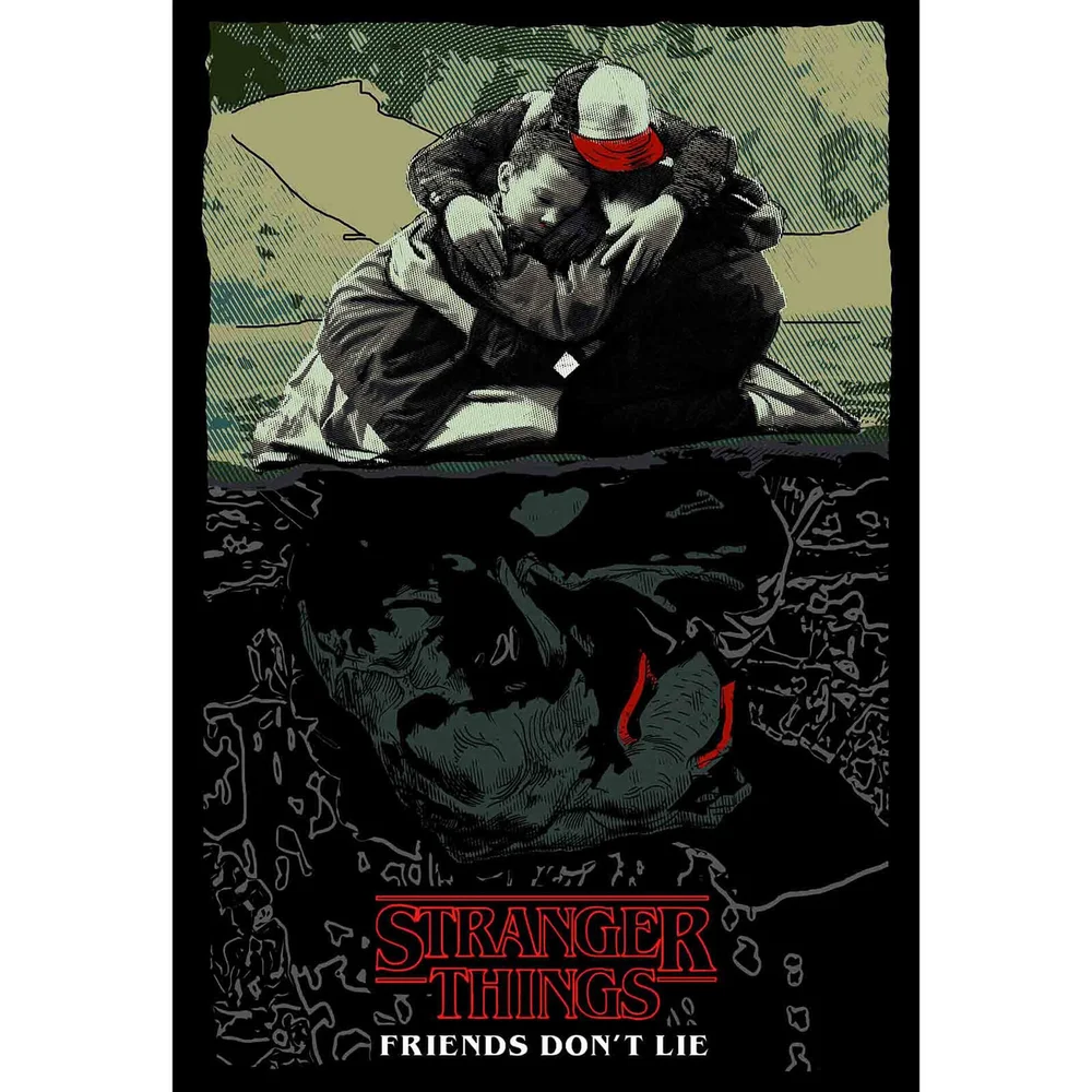 Netflix's Stranger Things "Friends Don't Lie" Giclee Bild 1