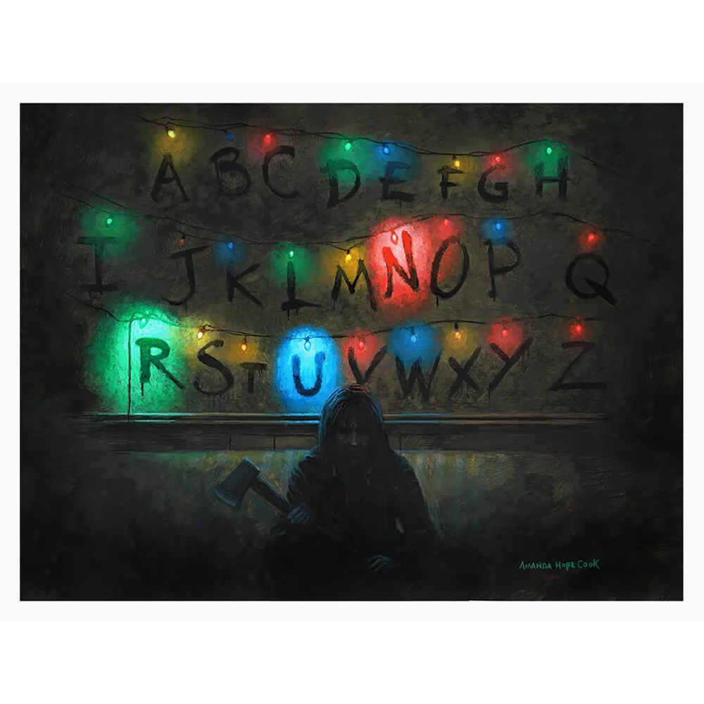 Netflix's Stranger Things "RUN" Giclée Bild 1
