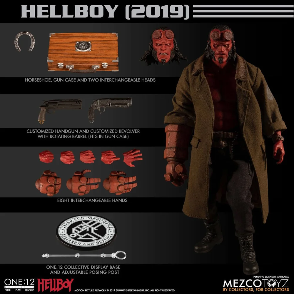 Mezco One:12 Collective Hellboy (2019) Hellboy Actionfigur Bild 1