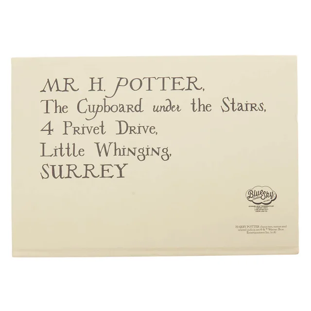 Harry Potter Notizbuch - Umschlag-Design, Creme