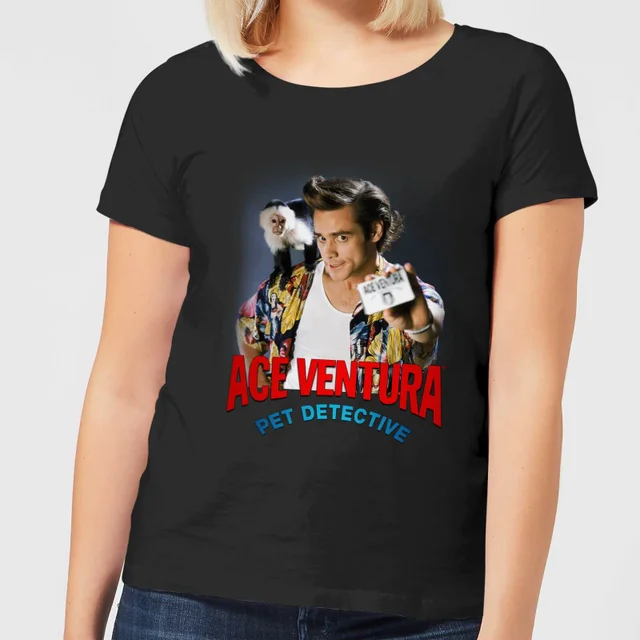 Ace Ventura I.D. Badge Women's T-Shirt - Black