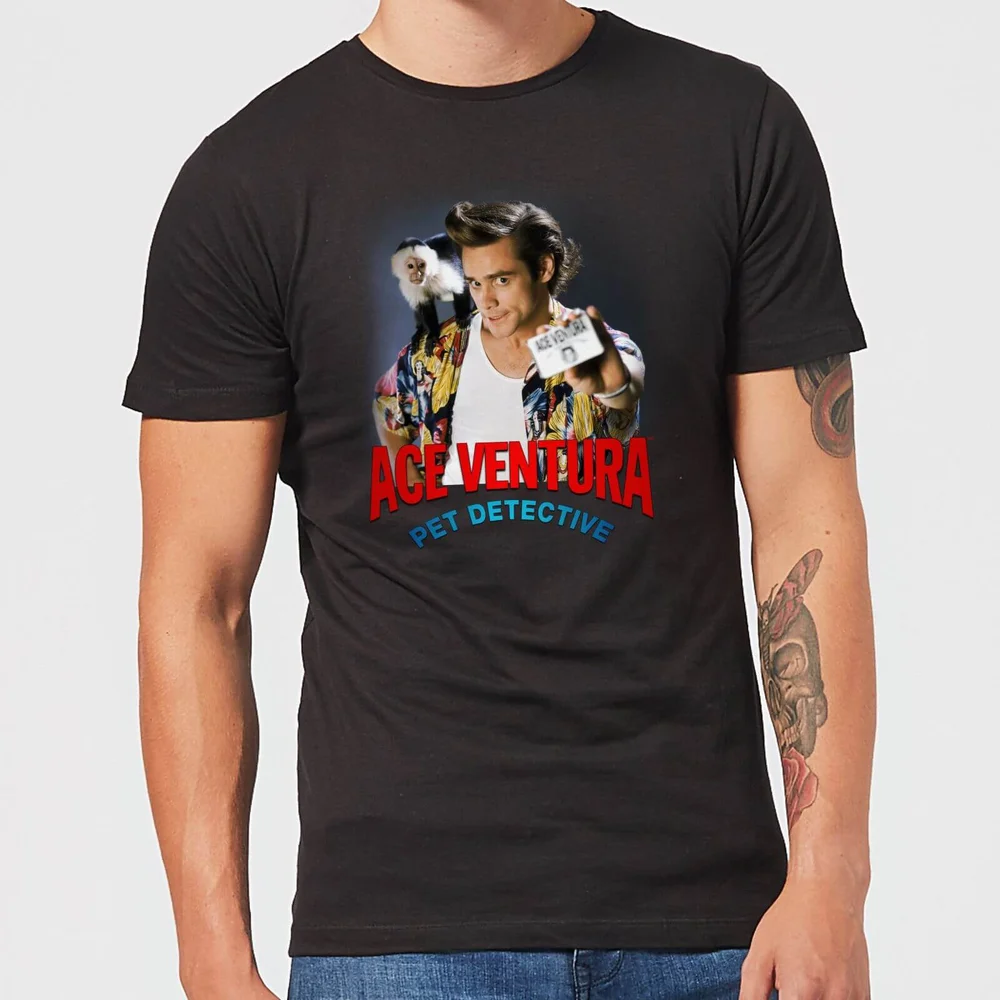 Ace Ventura I.D. Badge Men's T-Shirt - Black - 5XL Bild 1