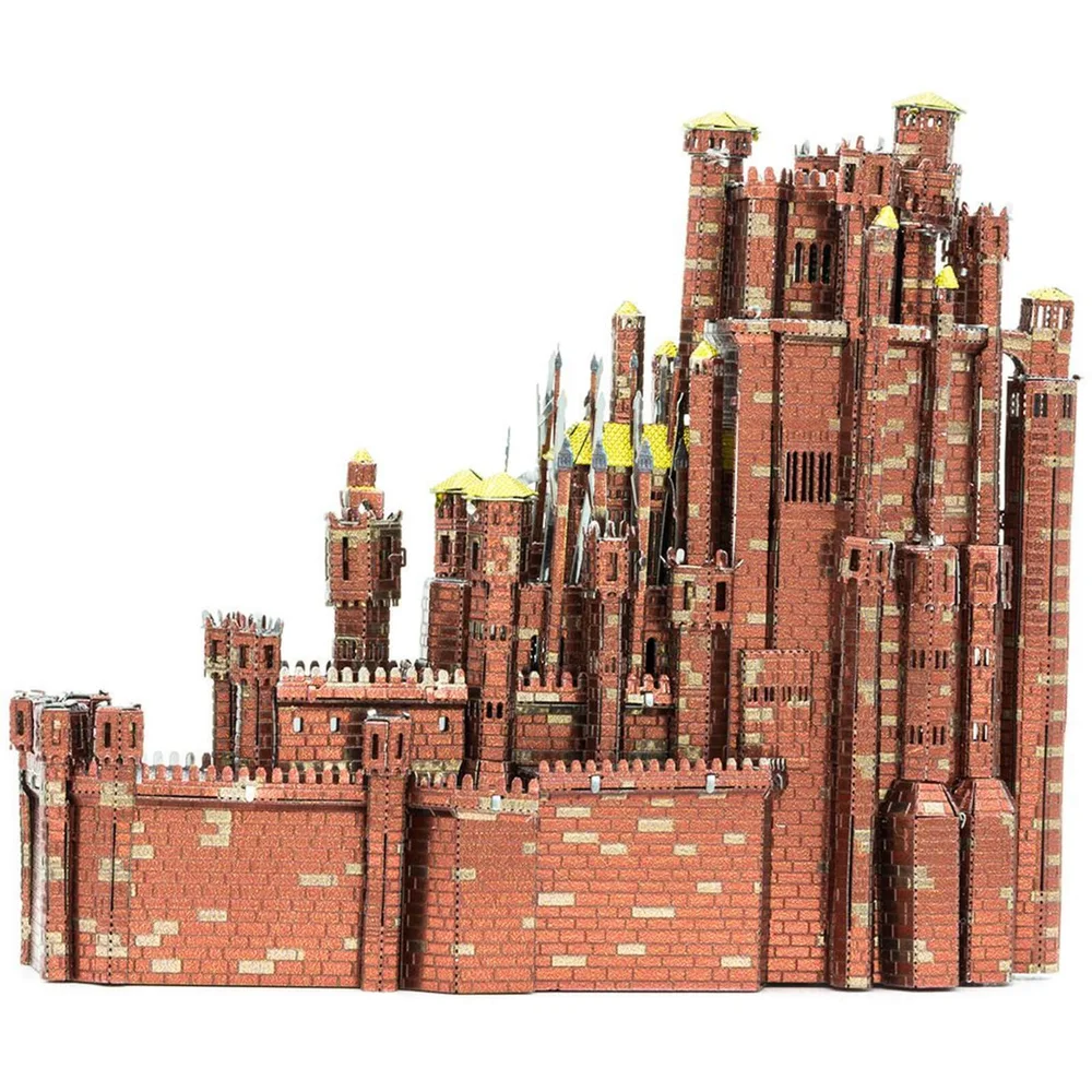 Game of Thrones Metall Erde ICON X Roter Bergfried Bausatz Bild 1