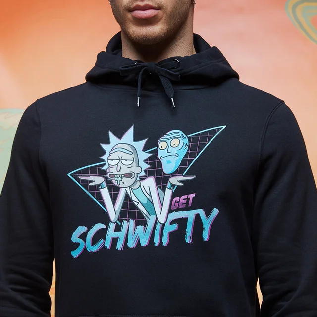 Rick and Morty Get Schwifty Hoodie - Schwarz