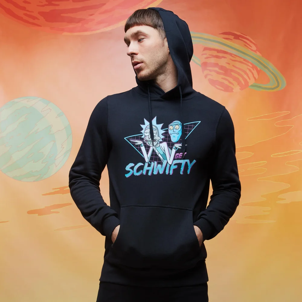 Rick and Morty Get Schwifty Hoodie - Schwarz - S Bild 1