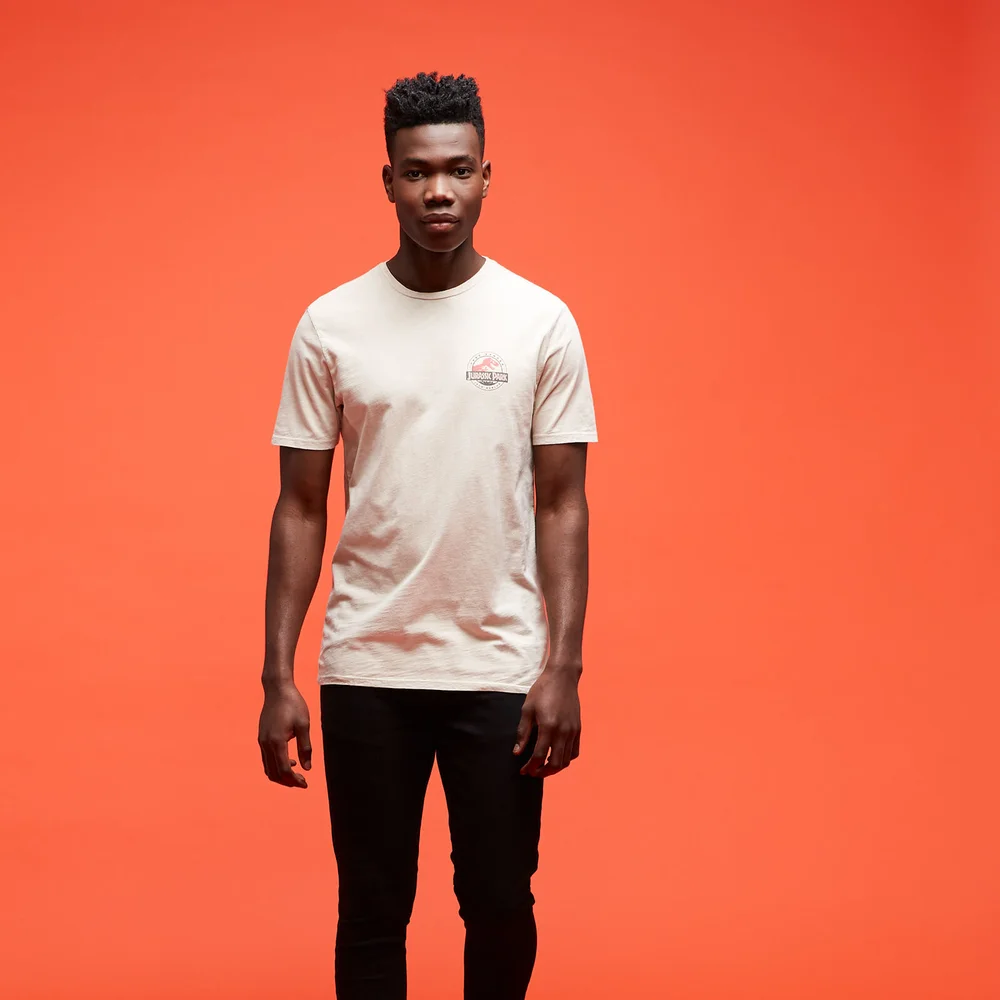 Jurassic Park Primal Ranger Logo Unisex T-Shirt - Weiß Vintage Wash - 3XL Bild 1