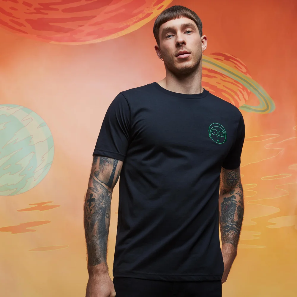 Rick and Morty EmbroideRot Morty T-Shirt - Schwarz - S Bild 1