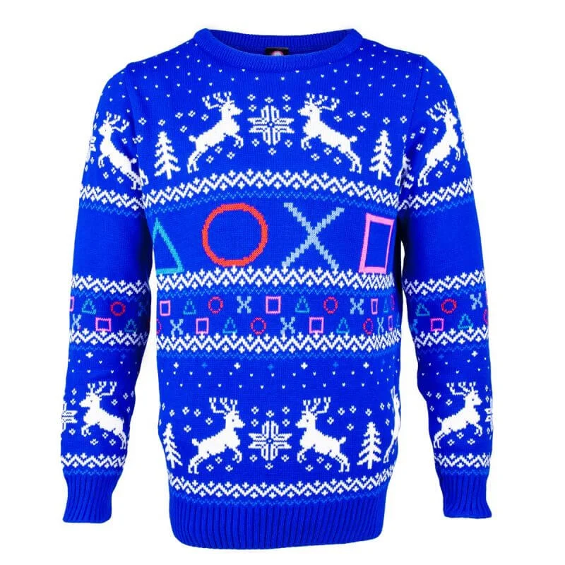 PlayStation Official Symbols Knitted Christmas Jumper - XL Bild 1