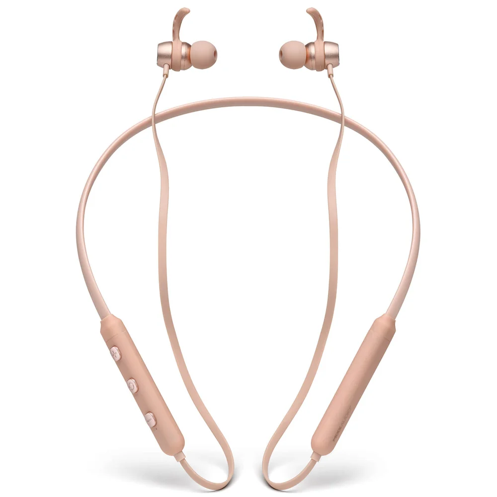 MIXX Ultrafit Kabellose Halsbandkopfhörer – Rotgold Bild 1