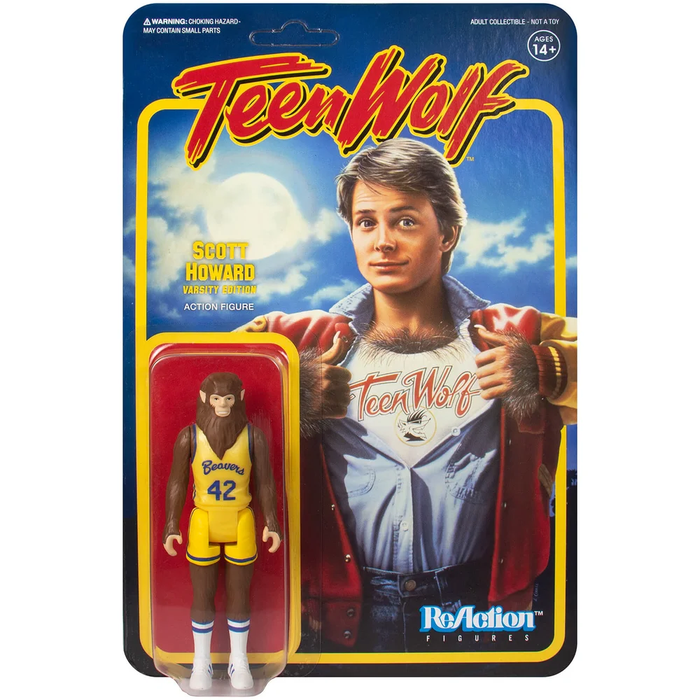Super7 Teen Wolf ReAction-Figur - Scott Howard (Basketball-Uniform) Bild 1