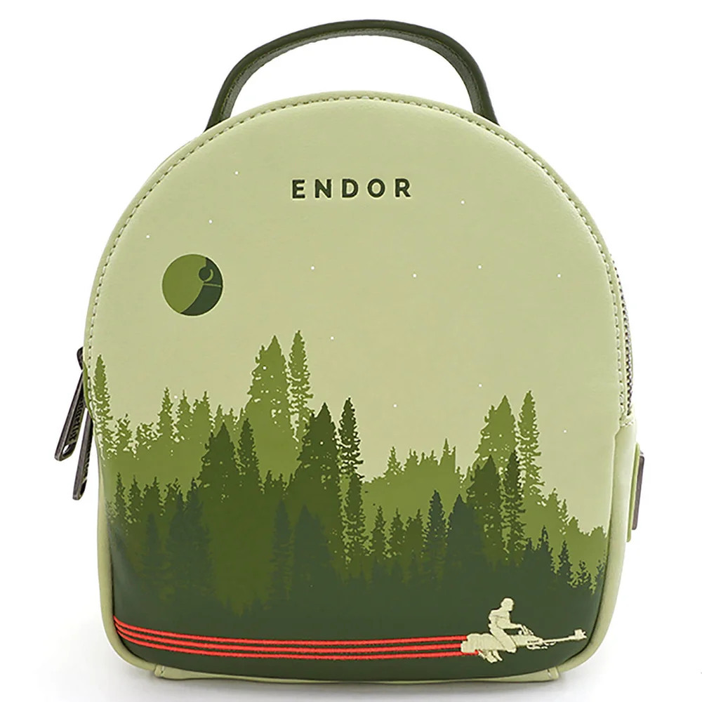 Loungefly Star Wars Mini-Rucksack aus Kunstleder mit abnehmbarer Tasche Bild 1