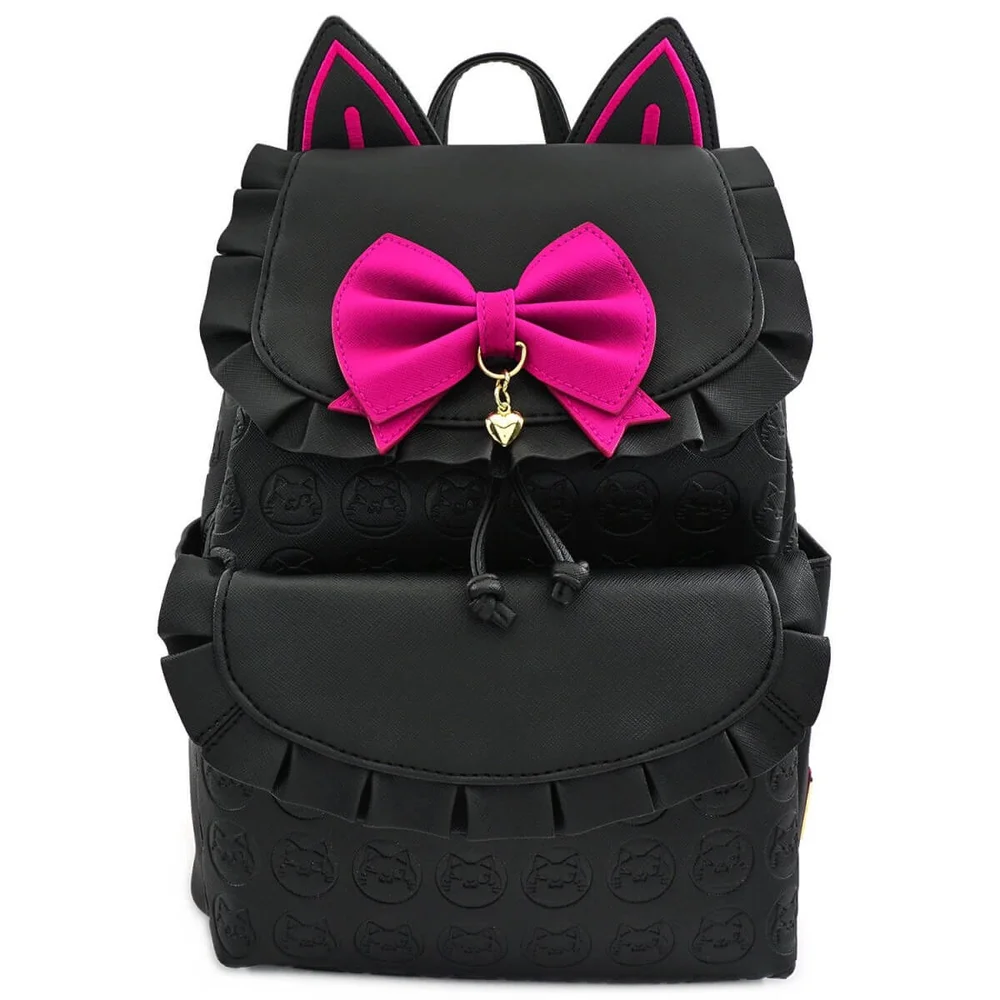 Loungefly Overwatch Mini-Rucksack aus Kunstleder mit Kordelzug Bild 1