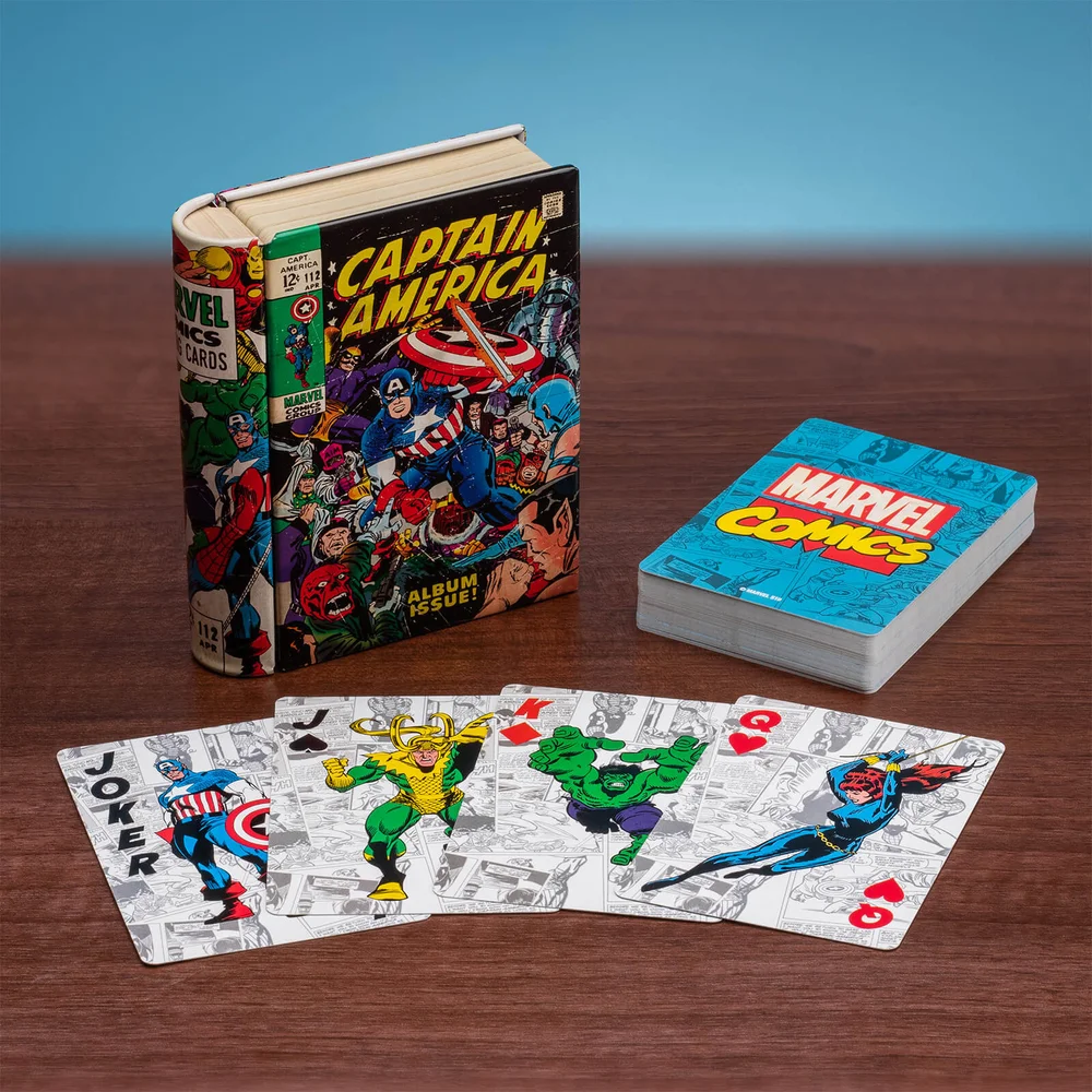 Marvel Comic Buch Spielkarten Bild 1