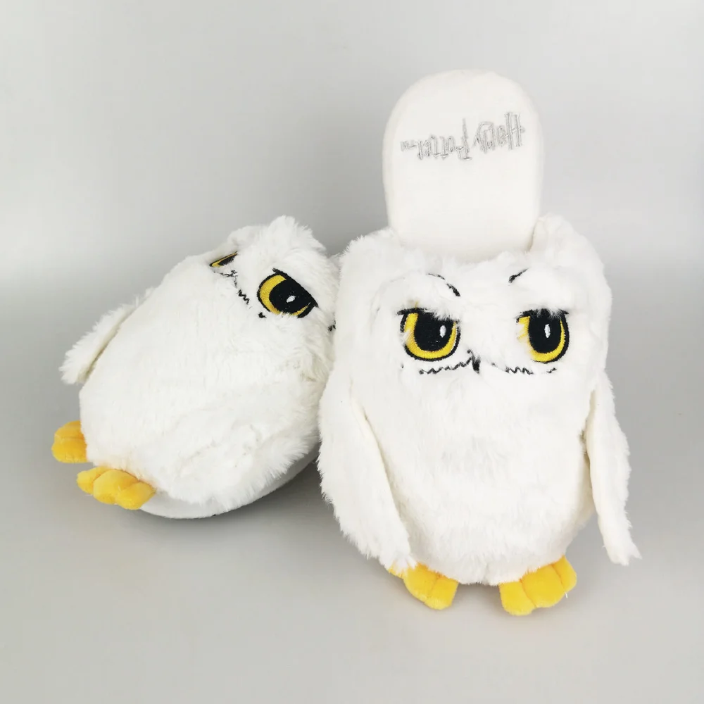 Harry Potter Damen Hedwig Hausschuhe - Weiß - UK 5-7 Bild 1