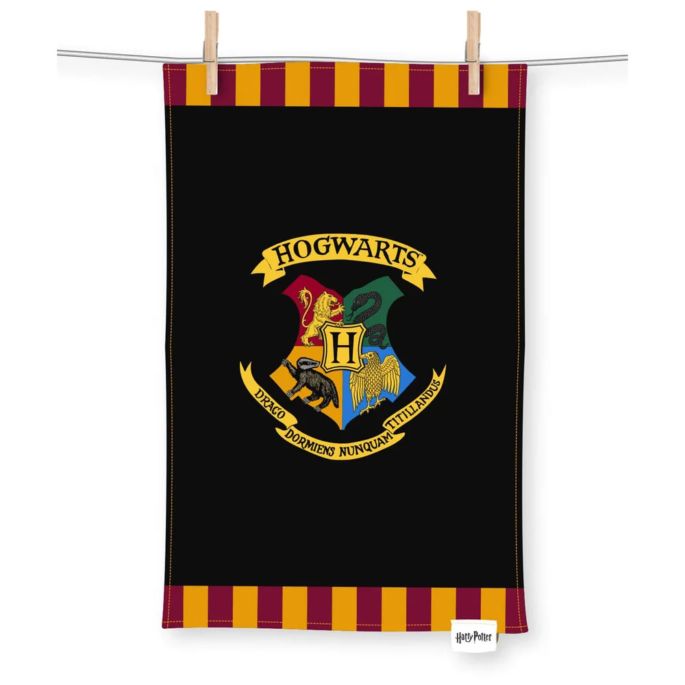 Harry Potter Hogwarts Tea Towel Bild 1
