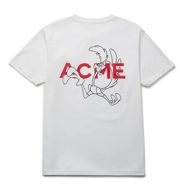Looney Tunes ACME Capsule Road Runner Outline T-Shirt - Weiß