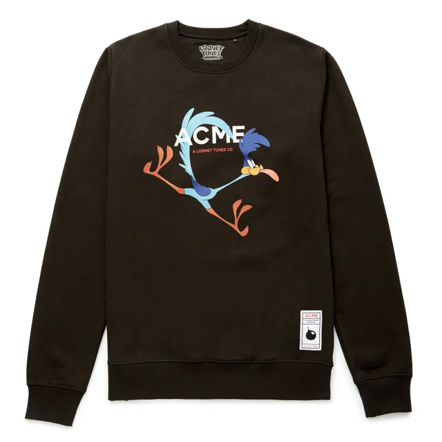 Looney Tunes ACME Capsule Road Runner Tongue Sweatshirt - Schwarz