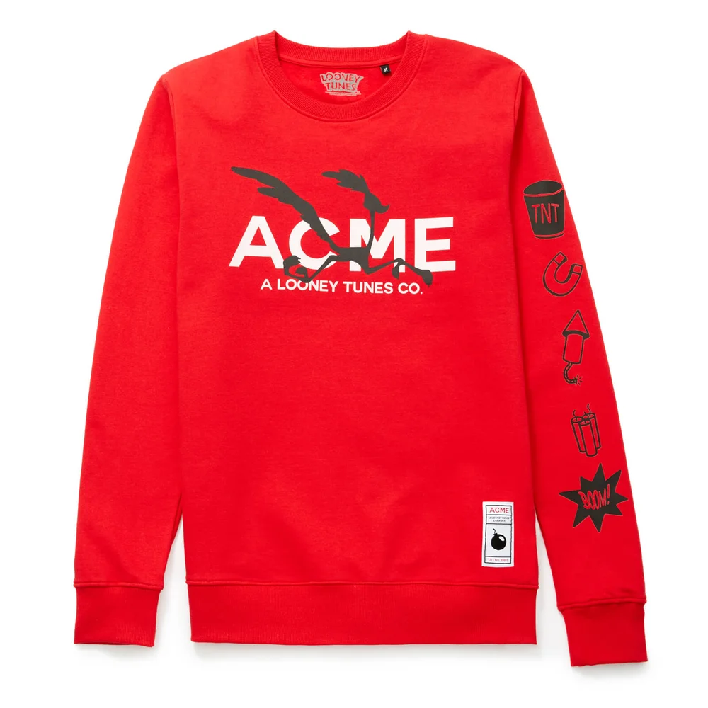 Looney Tunes ACME Capsule Road Runner Silhouette Sweatshirt - Rot - S Bild 1
