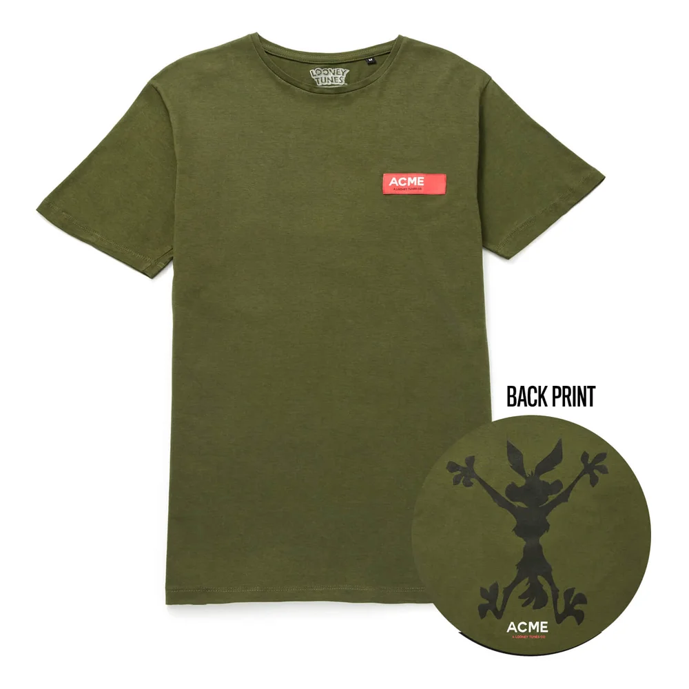 Looney Tunes ACME Capsule Wile E. Coyote Silhouette T-Shirt - Dunkelgrün - S Bild 1