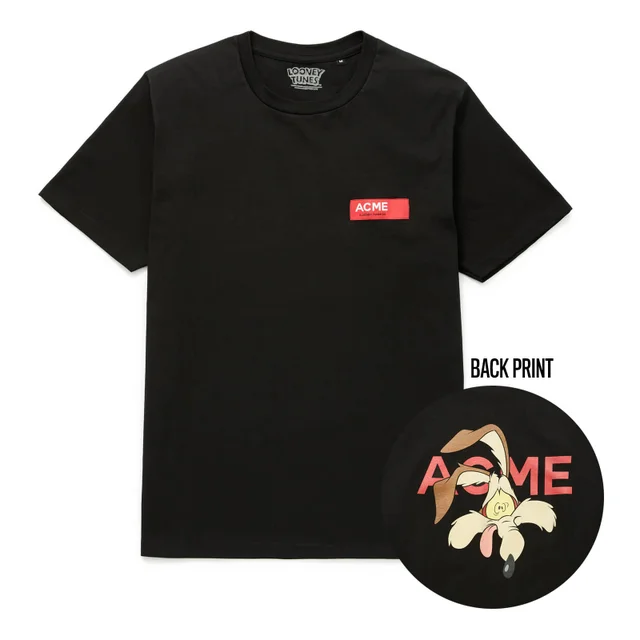 Looney Tunes ACME Capsule Wile E. Coyote Face T-Shirt - Schwarz