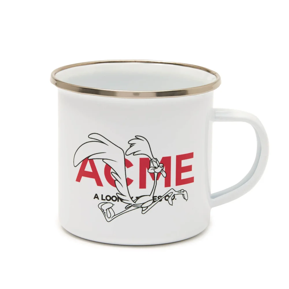 Looney Tunes ACME Capsule Road Runner Enamel Tasse - Weiß Bild 1